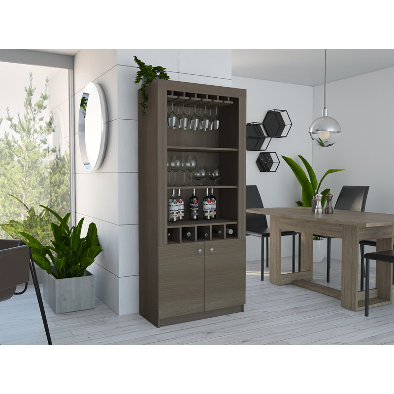 Ebern Designs Kowalczyk Bar with Wine Storage Wayfair